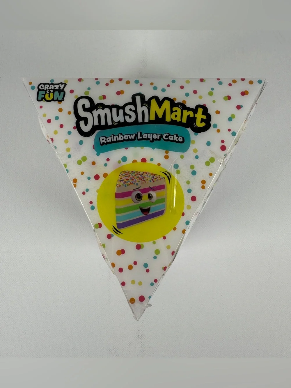 RMS SmushMart Crazy Fun Rainbow Layer Cake Squishy Viral Toy